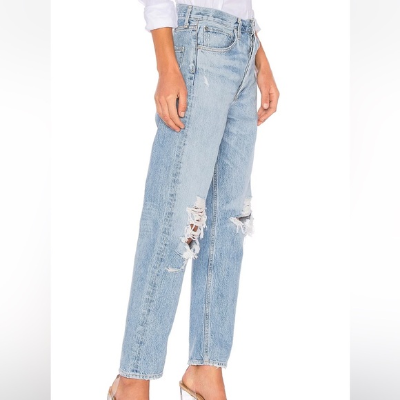 AGOLDE 90's Mid Rise Loose Fit in Fall Out
